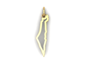 Palestine Map Pendant